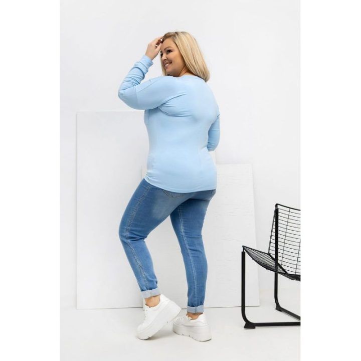 Moteriška palaidinė ilgomis rankovėmis Plus Size Relevance