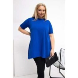 Moteriška palaidinė plus size mėlyna Relevance