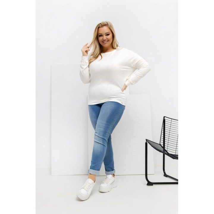 Moteriška palaidinė ilgomis rankovėmis Plus Size Relevance