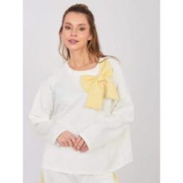Moteriškas komplektas su kaspinu ecru spalvos