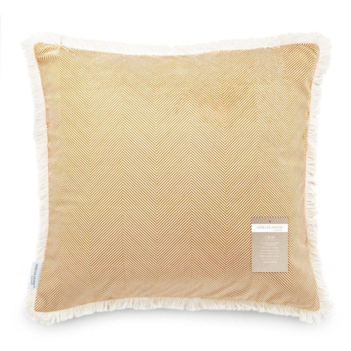 Pagalvės užvalkalas 45 × 45 cm, imbiero spalvos AH VELVET