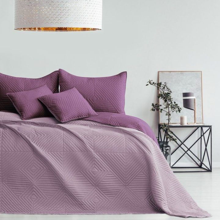 Lovatiesė 170 × 210 cm, violetinės spalvos