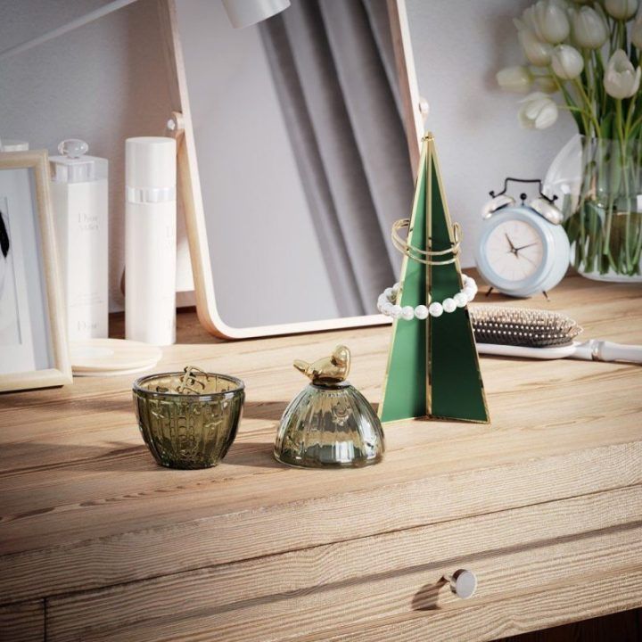 Papuošalų kabykla AH FIR Bottlegreen 10×25