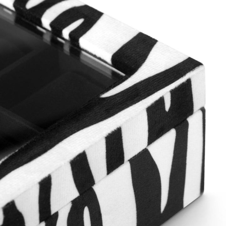 Papuošalų dėžutė Zebra 18 x 7 cm