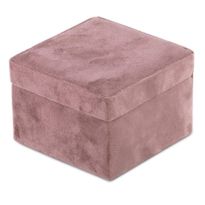 Rožinė papuošalų dėžutė 10,8 × 7,8 cm