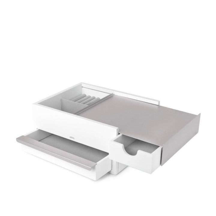 Dėžutė papuošalams balta BOX STOWIT