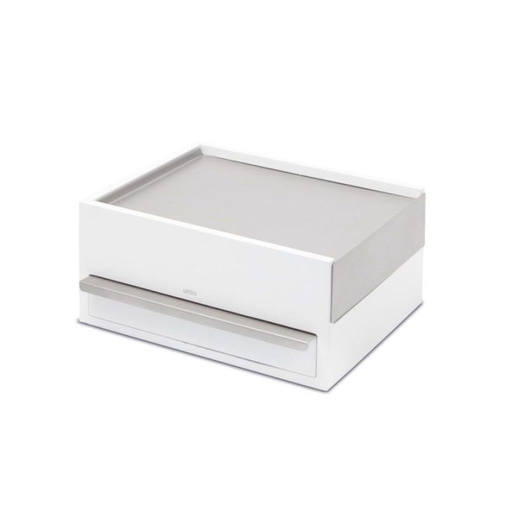 Dėžutė papuošalams balta BOX STOWIT