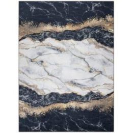 Kilimas juodas 160×220 cm iš poliesterio Mark Hakano