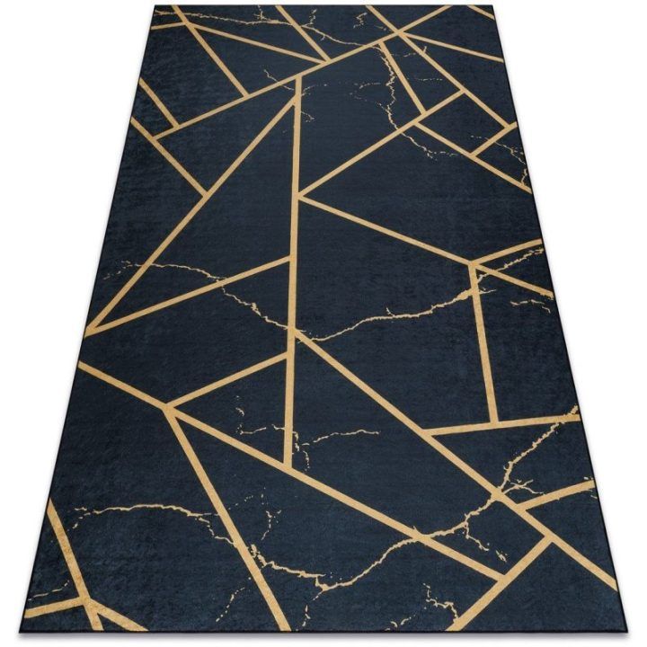 Kilimas juodas 80×150 ARLEN MARBLE2