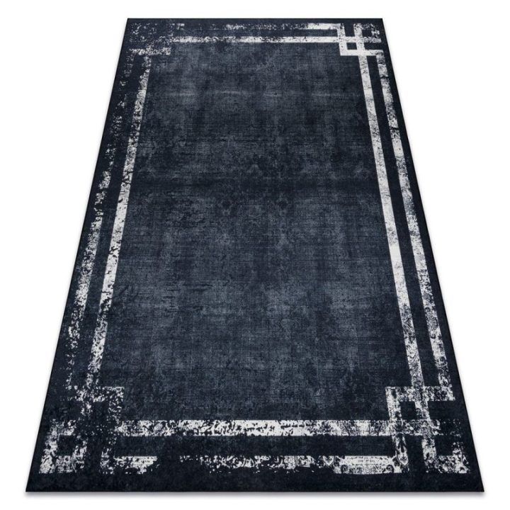 Kilimas 160×220 juodai baltas ARLEN