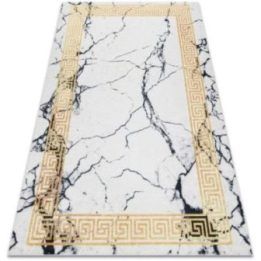 Kilimas 80×150 cm baltos ir auksinės spalvos ARLEN MARBLE4