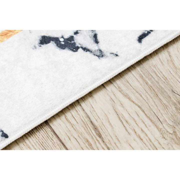 Kilimas 80×150 cm baltos ir auksinės spalvos ARLEN MARBLE4