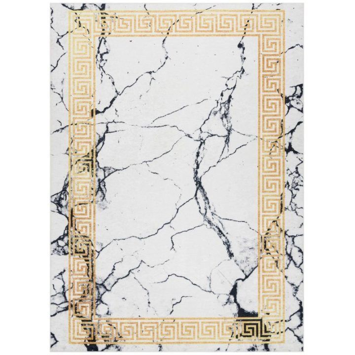 Kilimas 160×220 balta–auksinė ARLEN