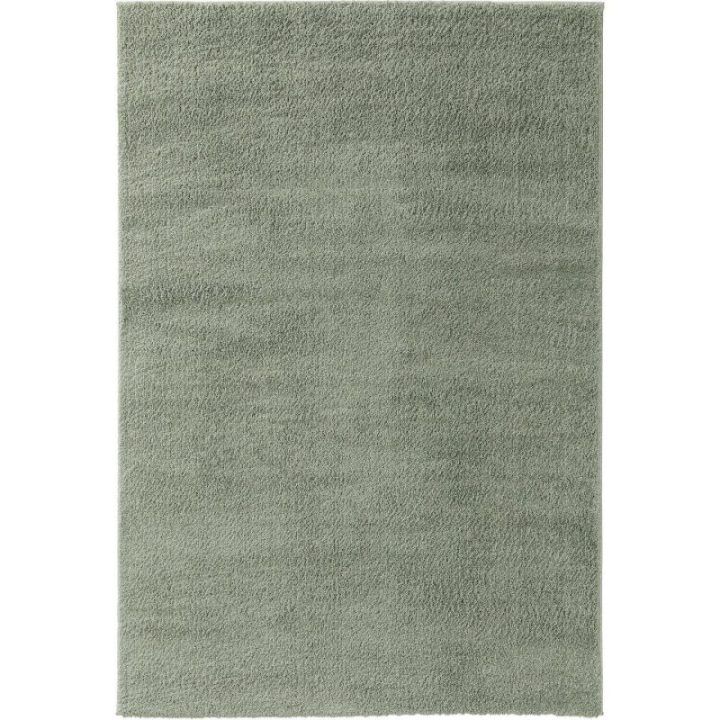 Kilimas 120×170 šviesiai žalias ilgo plauko Benuta