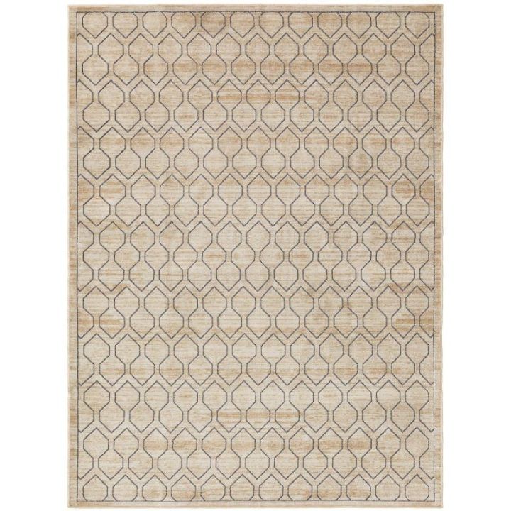 Kilimas 100×150 cm kreminės spalvos iš poliesterio Benuta