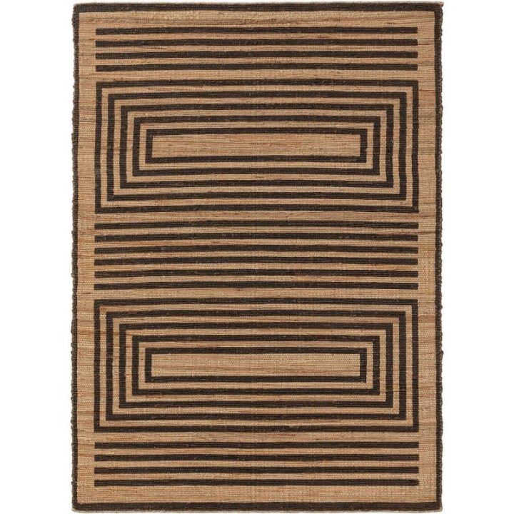 Kilimas 120×170 cm iš jutos, smėlio ir rudos Benuta