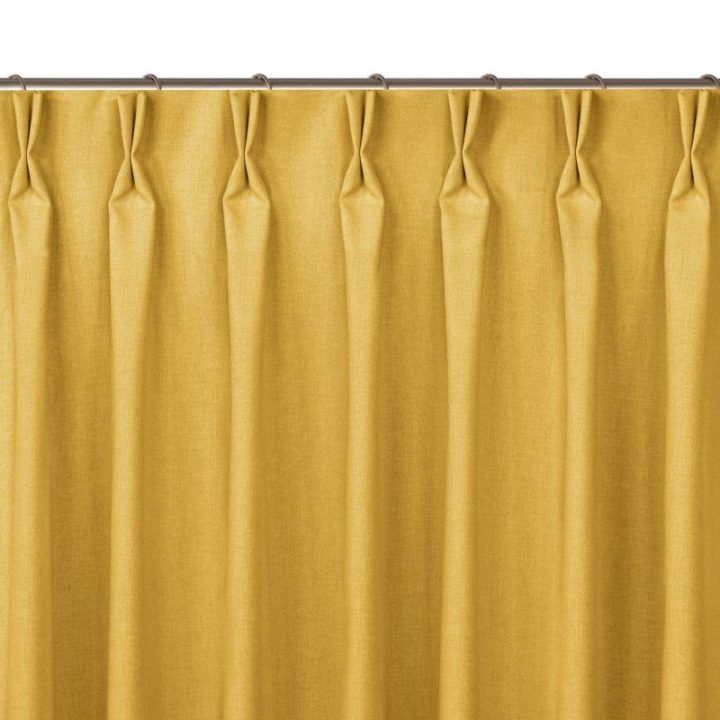 Užuolaida 220×270 cm garstyčių spalvos BRAID FLEX CARMENA