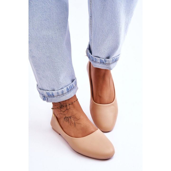 Baleriny Model Stacee 9BL02-1029 Smėlio spalvos -