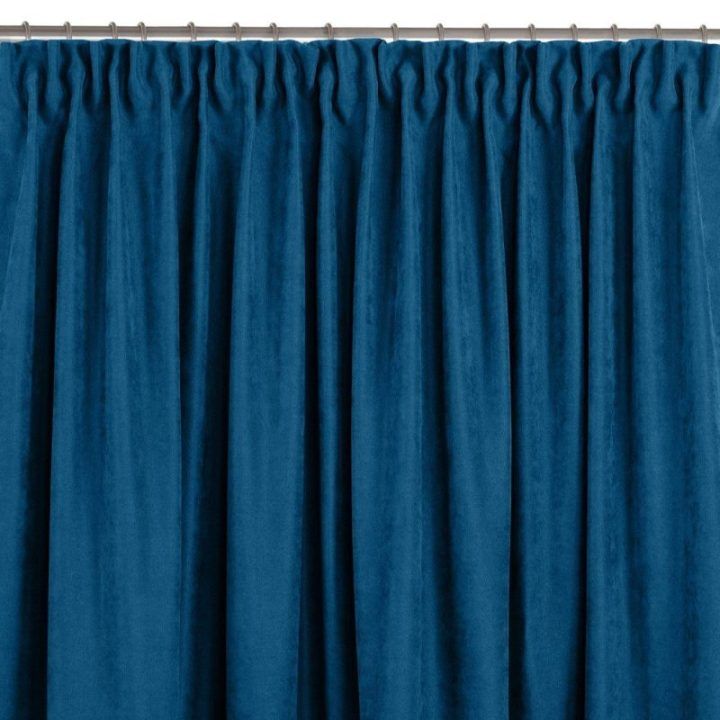 Užuolaidos iš chenilo indigo spalvos 220×270