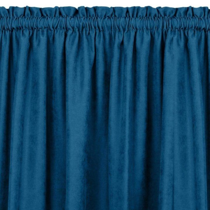 Užuolaidos 420×300 cm indigo Chenille