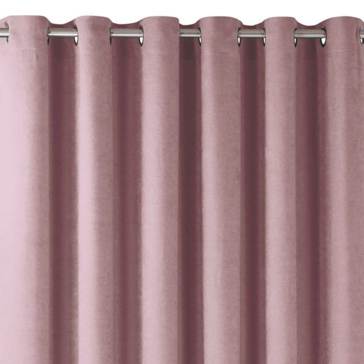 Užuolaidos iš chenille rožinės 220×245 S ROSE