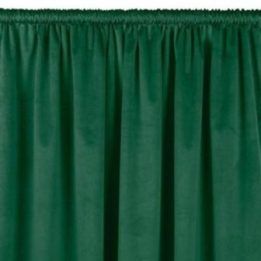 Užuolaidos 530 × 175 cm iš aksomo, tamsiai žalia
