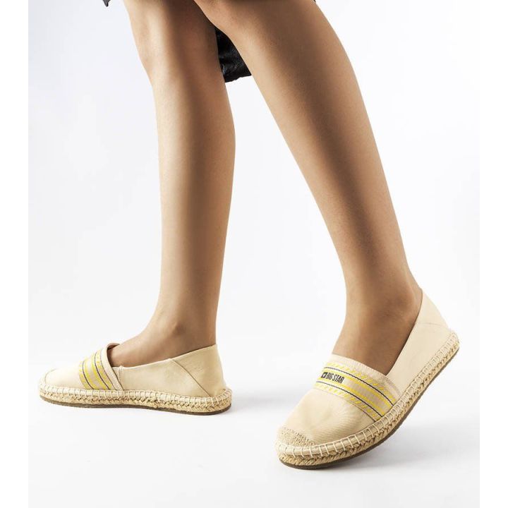 Smėlio spalvos espadrilės Big Star
