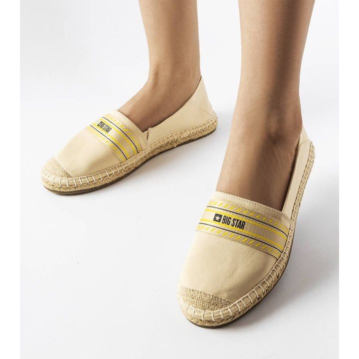 Smėlio spalvos espadrilės Big Star