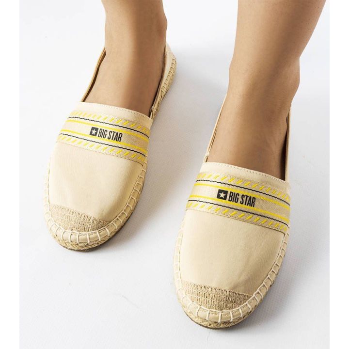 Smėlio spalvos espadrilės Big Star