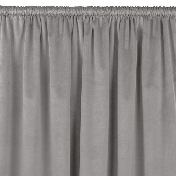 Užuolaidos 200 × 270 cm, pilkos spalvos VELVET TUNNEL