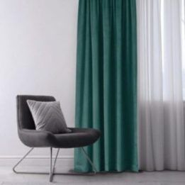 Užuolaidos 200 × 175 cm, tamsiai mėlyna