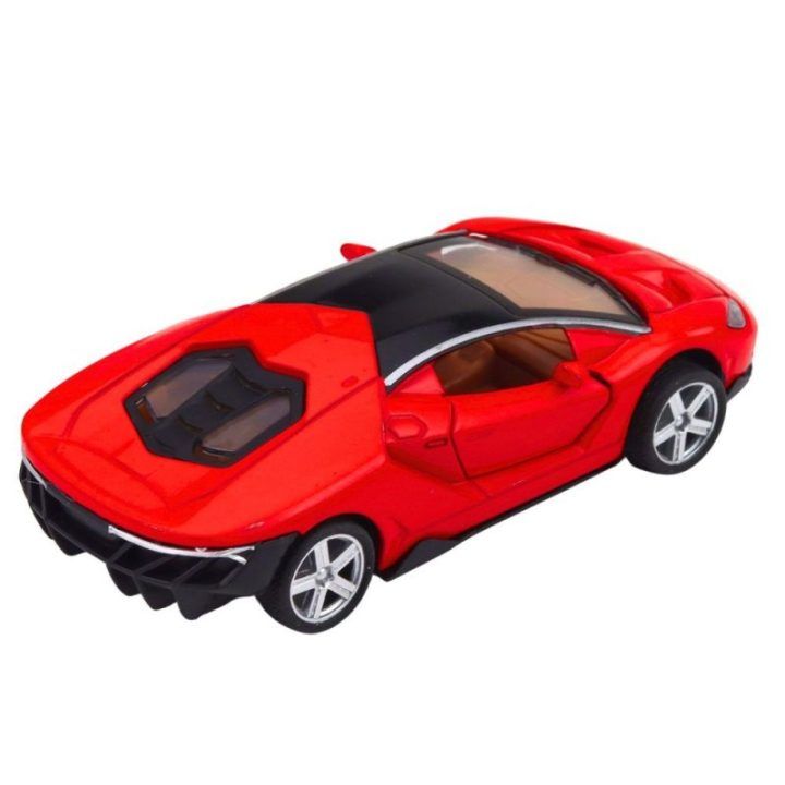 Žaislinis metalinis sportinis automobilis 1:32, raudonas