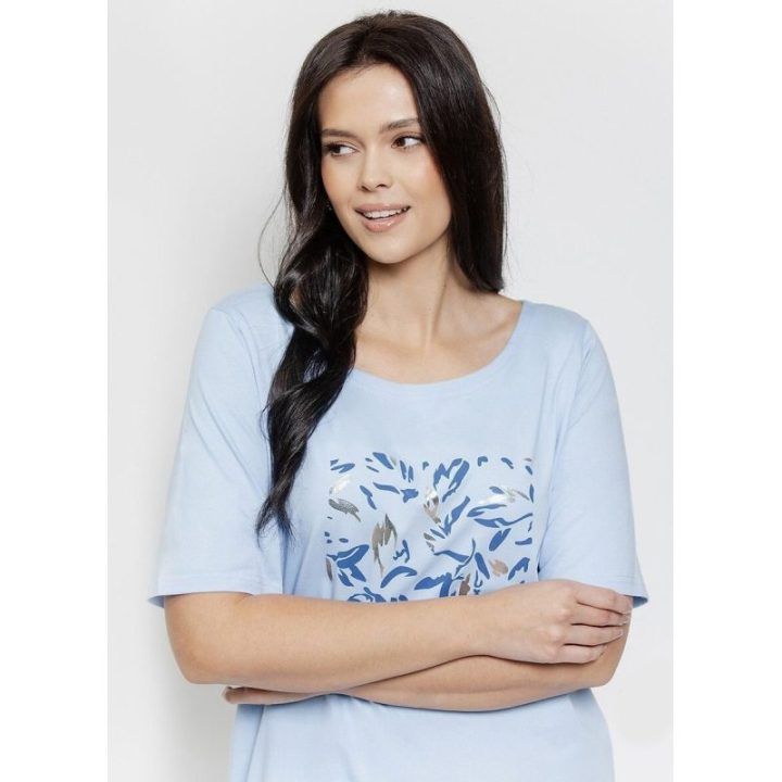 Moteriška naktinė palaidinė 100% medvilnės Valentina