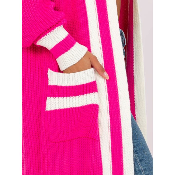 Fluo rožinis megztinis
