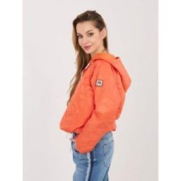 Moteriška demisezoninė striukė oranžinė
