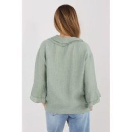 Moteriška palaidinė su raukiniais iš viskozės Italy Moda