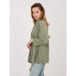 Palaidinė oversize chaki spalvos