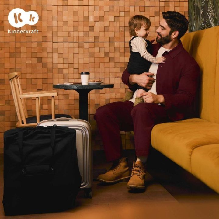 Vežimėlis kabininis, 8 kg tamsiai juodas KINDERKRAFT