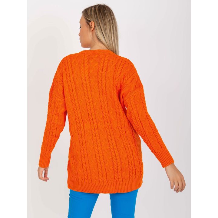 Oranžinis megztinis