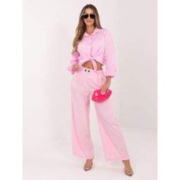 Rožinė klasikinė moteriška palaidinė (one size)