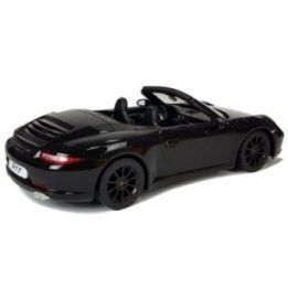 Juodas Porsche 911 Carrera S (1:12) – Rastar nuotoliniu būdu valdomas modelis