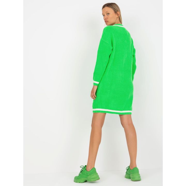 Fluo žalios spalvos megztinis