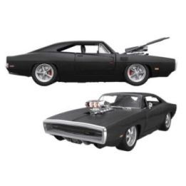 Radijo bangomis valdomas Dodge Charger R/T 1:16, juodas