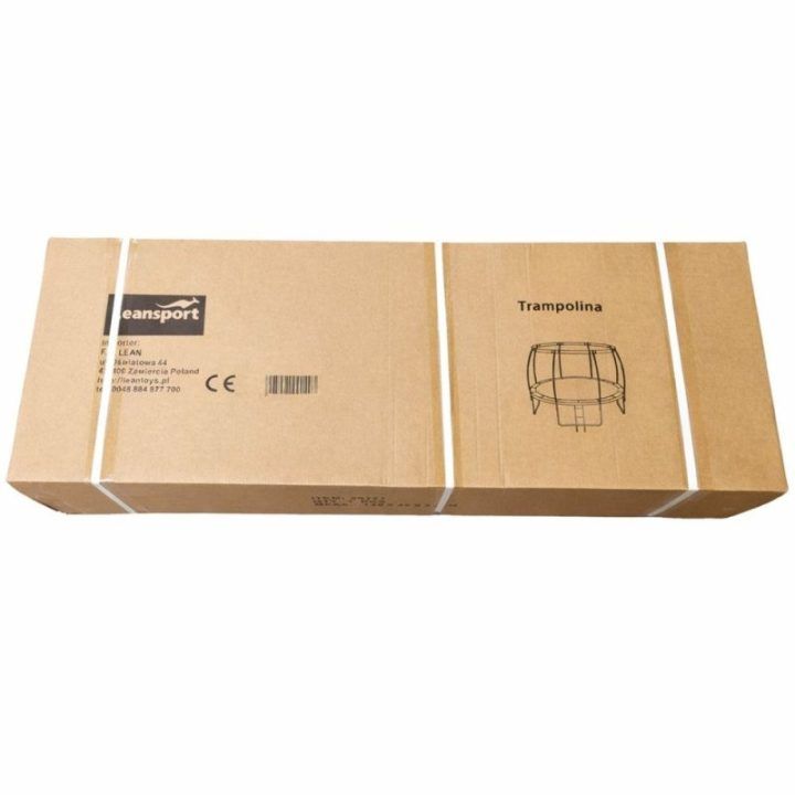 Lauko batutas LEAN 252 cm su apsauginiu tinkleliu, juodas–žalias
