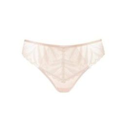 Eclipse lace thong beige