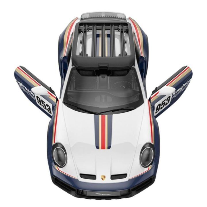 Porsche 911 Dakar RASTAR 1:14 nuotoliniu būdu valdomas modelis