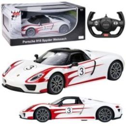 Porsche 918 Spyder Performance nuotolinio valdymo automobilis Rastar 1:14, baltas