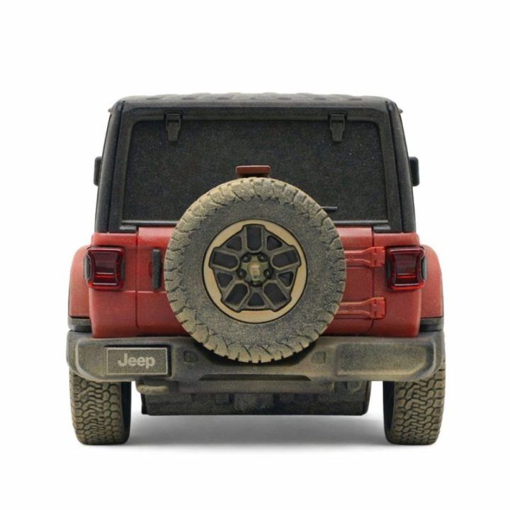 Jeep Wrangler Rubicon Muddy nuotoliniu būdu valdomas R/C automobilis 1:24 Rastar raudonas