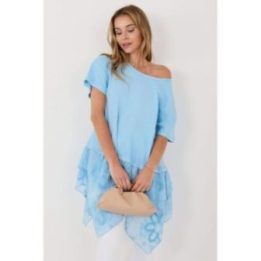 Moteriška bohemiška palaidinė ilgesnio kirpimo Italy Moda