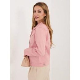 Moteriška džinsinė striukė H&M, rožinė